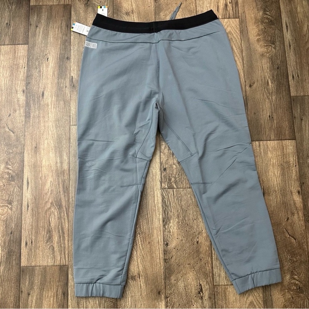 Smartwool Merino Wool Blend Fleece Jogger Pants Men’s Size 2XL Gray. NWT. - Picture 7 of 10